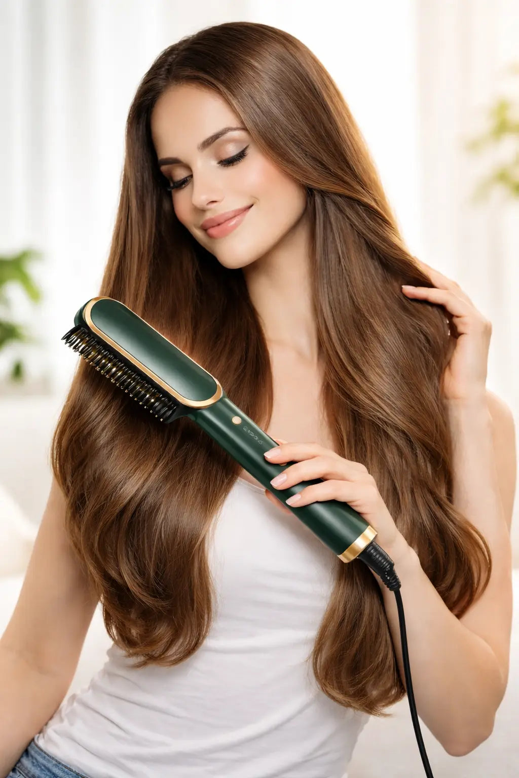 “Cabello liso en minutos sin dañar tu pelo ✨”