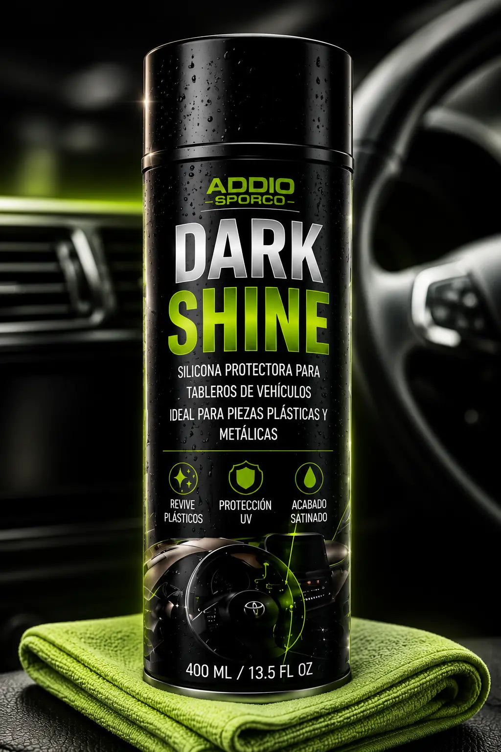 🚗 Dark Shine Addio Sporco | Revive y Protege tu Carro