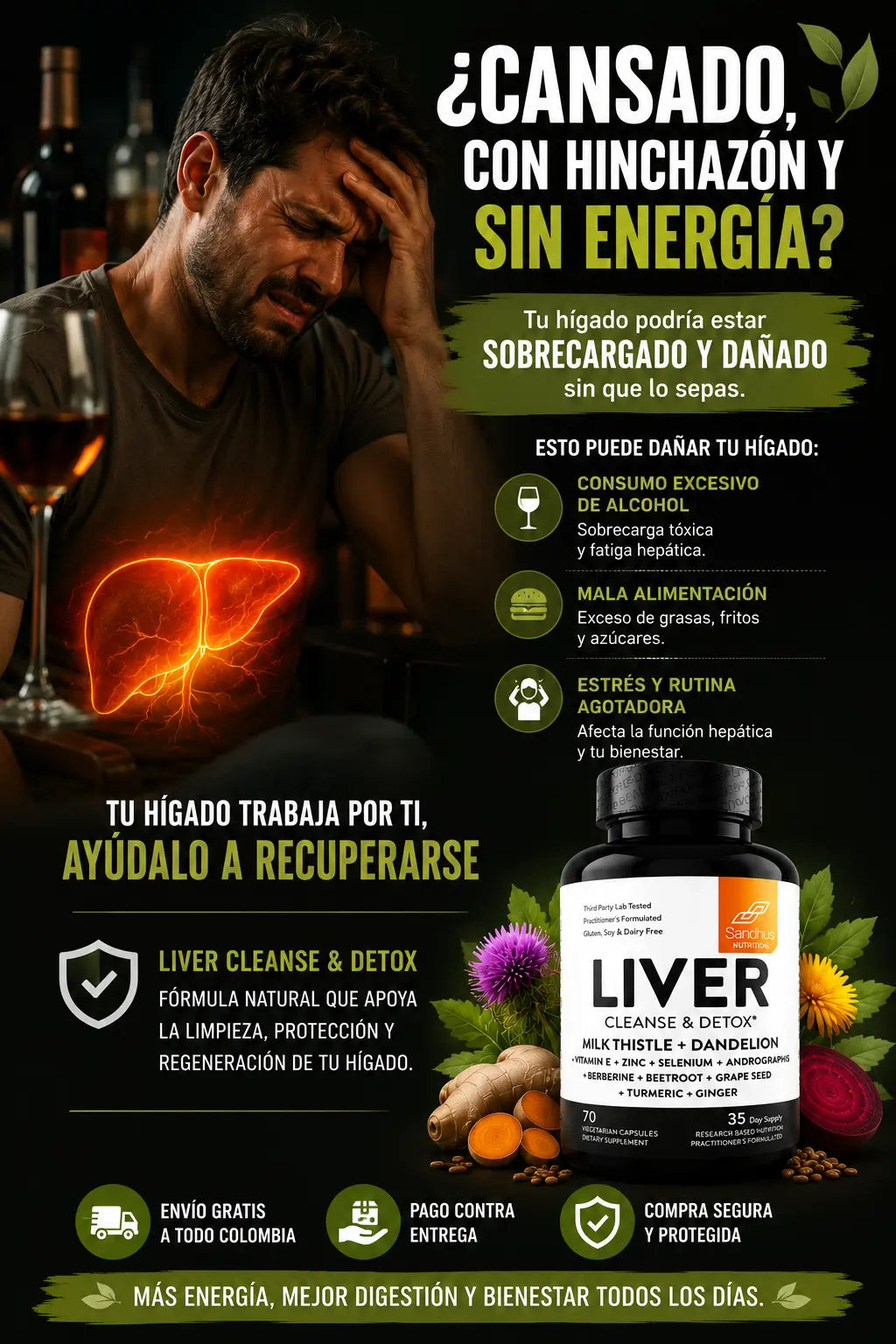 LIVER Cleanse & Detox | Recupera tu Energía y Apoya la Salud de tu Hígado ⭐