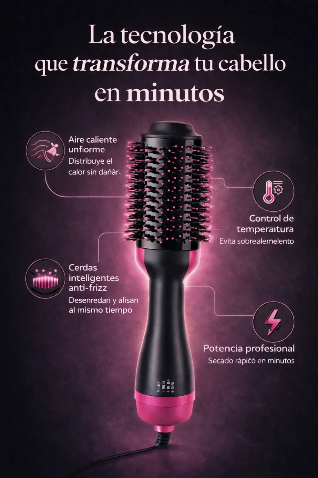 ¿Cabello liso y brillante en minutos sin maltratarlo? ¡Sí es posible!