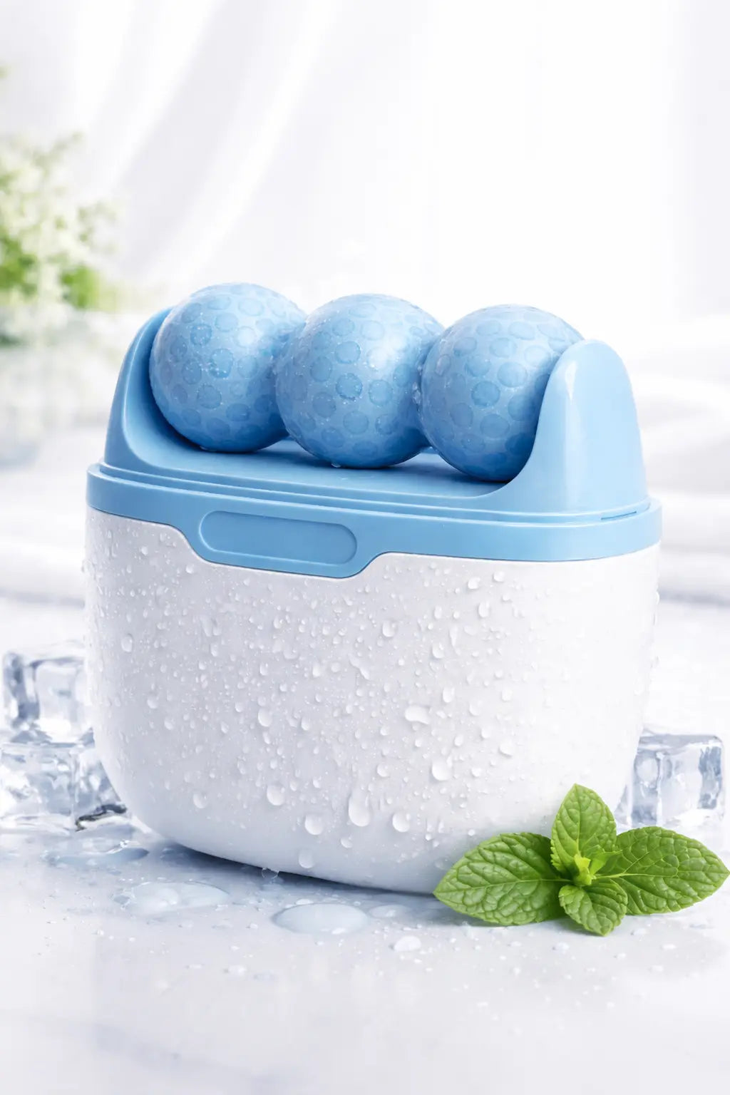 Rodillo Facial de Hielo 2 en 1 – Rejuvenece, Desinflama e ilumina tu Piel ⭐