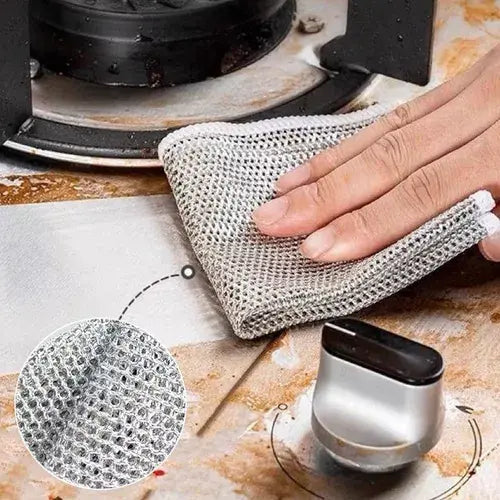 Paños Metálicos Antirayones – Elimina Grasa Difícil Sin Esfuerzo